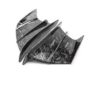 Motorcycle Side Fixed Wing Compatible With R1 For R6 For R7 For R25 For MT07 Universal Motorcycle Winglet For Fiber Look Winglet Aerodynamic Spoiler For Wing(Forged Grain Texture)