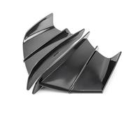 Motorcycle Side Fixed Wing Compatible With R1 For R6 For R7 For R25 For MT07 Universal Motorcycle Winglet For Fiber Look Winglet Aerodynamic Spoiler For Wing(Black)