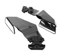 Motorcycle Side Frame Panel Guard Motorcycle Mirror Adjustable Rotating Rearview Universal Side Wing Spoiler Fairing Motorcycles Tank Panel Replacement