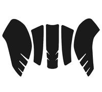 Motorcycle Side Fuel Tank Sticker For BMW For R-NineT Pad Protector Decal Non-Slip Motorbike Gas Fuel Tanks Pads(SET 2)
