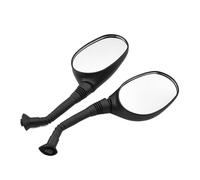 Motorcycle side mirror 2pcs 6mm 8mm Motorcycle Handlebar Rearview Mirror Mirrors Convex Reversing Mirro Oval Motorbike Accessories Parts