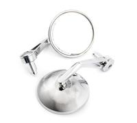 Motorcycle Side Mirror Compatible With For KLX250 For KL250 For VN2000 Motorcycle Mirrors Motorcycle Bar End Mirrors Motorcycle Rearview Mirrors(Silver)