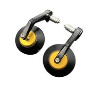 Motorcycle Side Mirror Compatible With For XJR1300 For XJ6 For MT-01 Motorcycle Rear Side Mirror Motorcycle Side Rearview Mirror Motorcycle Accessory(Yellow)