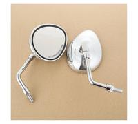Motorcycle Side Mirror For Indian Scout Bobber Twenty 2023 Roadmaster Limited 2022 Chief Dark Horse 2017 10mm Rear View Side Mirror Motorbike Parts(Chrome)