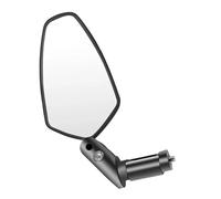 Motorcycle side mirror WEST BIKING 1/2 Piece Motorcycle Rearview Mirror Wide Angle Motorcycle Handlebar Mirror 360° Adjustable Lens Bicycle Accessories(1 PC Style A)