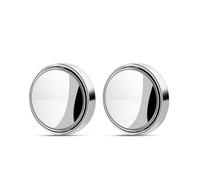 Motorcycle side mirrors 2Pcs HD-Glass Blind Spot Mirror Motorcycle 360° Adjustable WideAngle Rearview Mirrors Round Handle Bar End Side
