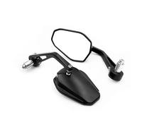 Motorcycle Side Mirrors Bar End Mirror For Hornet CB500X 750 NC750X CRF 1100L For African For Twin CBR650R 500R 650F 22MM(Black)