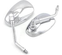 Motorcycle Side Mirrors For Motorcycles, Motocross Bikes, Scooters, E-bikes, Racing, Etc.Universal 10mm Chrome-plated Rearview Mirror Motorcycle Mirror
