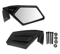 Motorcycle Side Mirrors Motorcycle Rearview Mirror Universal 1 Pair Motorcycle Adjustable Rearview Mirrors HD Flat UTV Side Mirrors Rear View Mirror Motorbike Side Mirror