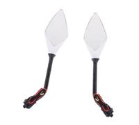 Motorcycle side mirrors Motorcycle Side Mirrors Rearview Mirrors With Turn Signal Lights Handle Bar End Mirrors Modification Reversing Mirror