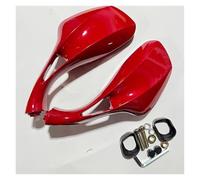 Motorcycle Side Mirrors Rear View Glasses 8mm For Suzuki UY125 Motorcycle side mirrors(RED)
