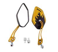 Motorcycle Side Mirrors Rearview 2PCS 8mm/10mm Universal Motorcycle Rearview Mirror Anti-vertigo Moto Accessories Rearview Side Mirrors Mounting Tool Bolts