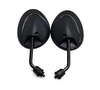 Motorcycle Side Mirrors Rearview Universal 8mm 10mm Motorcycle Burnt Titanium Oval Rearview Mirror For R1200GS F800GS G310R F700GS G650GS K1200R R1150GS