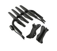 Motorcycle Side Pannier Racks For Touring Road Glide Electra Glide Road King Street Glide 2014-2024 Motorcycle Detachable Luggage Rack &4 Point Docking(Black)