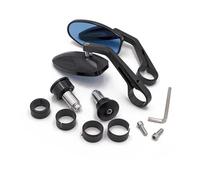 Motorcycle Side Rearview Mirror Universal For Tr&iumph For THRUXTON DAYTONA 955i Motorcycle Shell Personalized Blue Glass Rearview Mirror Matching Screws Moto Parts