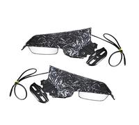 Motorcycle Side Spoiler For CBR650R CF450SR Universal Motorcycle Powder Carbon Style Wing Spoiler Fairing With Rear View Mirror