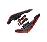 Motorcycle Side Spoiler Front Fairing 2Pcs Front Side Spoiler Winglets Aerodynamic Wing 1 Set Fixed Wind Wings With Light Adhesive Decoration Stickers