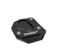 Motorcycle Side Stand Enlarge Kickstand Enlarger Support Extension For XL750 XL 750 Transalp 750 2023 2024 Enlarge Support Plate(Black 4)