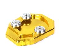 Motorcycle Side Stand Enlarger CNC Extension Foot Pad For Yamaha YZF R1 2009-2014(Gold)