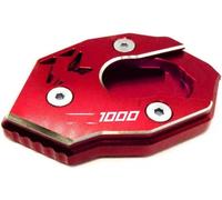 motorcycle side stand extender Motorcycles Z1000 Z 1000 Motorcycle CNC Kickstand Foot Side Stand Extension Pad Support Plate(Red)