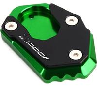 motorcycle side stand extender Motorcycles Z1000R Z 1000 R Z1000 2017-2020 Motorcycle CNC Kickstand Foot Side Stand Extension Pad Support Plate(Green)