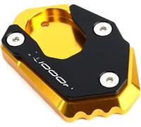 motorcycle side stand extender Motorcycles Z1000R Z 1000 R Z1000 2017-2020 Motorcycle CNC Kickstand Foot Side Stand Extension Pad Support Plate(Gold)