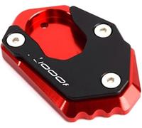 motorcycle side stand extender Motorcycles Z1000R Z 1000 R Z1000 2017-2020 Motorcycle CNC Kickstand Foot Side Stand Extension Pad Support Plate(Red)