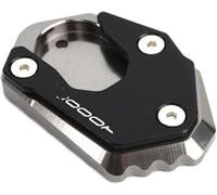 motorcycle side stand extender Motorcycles Z1000R Z 1000 R Z1000 2017-2020 Motorcycle CNC Kickstand Foot Side Stand Extension Pad Support Plate(Gray)
