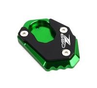 Motorcycle Side Stand Extension Kickstand Enlarged Plate Compatible With Z 650 900 Z900 RS SE Z650 Z900RS 2017-2022 Accessories (Color : Green-Z650, Size : 1)