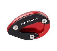 Motorcycle Side Stand Extension Kickstand Motorcycle CNC Kickstand Extension Pad Foot Side Stand Plate For Duc&ati Panigale 899 959 1199 R S 1299 R FE S Panigale V2 V2S