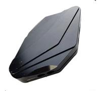 Motorcycle Side Stand Extension Pad Enlarged Plate for Soft Ground Support Kickstand Base Black(Black)