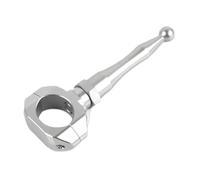 Motorcycle Side Stand Extension, Universal Motorcycle Side Stand Accessory, Side Stand, Rear Stand, Adjustable Aluminum Alloy, Gray