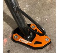 Motorcycle Side Stand Fit For 390 Adventure 2020 2021 2022 2023 390 ADV Stand Plate Fits Kickstand Side Stand 390adv Accessories Orange - Black