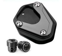 Motorcycle Side Stand Foot Pad For For CB500F For CB 500 F 500F Kickstand Extender Support Plate Enlarge,Valve Caps Motorbike Foot Side Stand Extension Plate