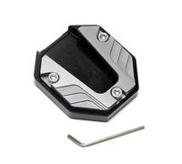 Motorcycle side stand For Continental GT 650 (Black) | Non Slip Surface Anti Sinking Stable Support Wide Application Wear Resistant Easy Installation Compact Size Precision Fitment