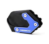 Motorcycle Side Stand Kickstand For BM&W R1250GS ADV R1250GS For Adventure 2018 2019 Motorcycle Side Stand Extension Pad Support Kickstand Plate(Blue)