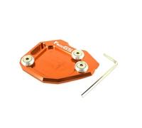 Motorcycle Side Stand Kickstand For F800GS 2008-2015 Motorcycle Side Stand Extension Pad Support Plate(Orange)