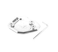 Motorcycle Side Stand Kickstand For F800GS 2008-2015 Motorcycle Side Stand Extension Pad Support Plate(Silver)