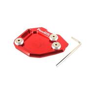 Motorcycle Side Stand Kickstand For F800GS 2008-2015 Motorcycle Side Stand Extension Pad Support Plate(Red)