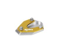 Motorcycle Side Stand Kickstand For HON&DA For Monkey 125 2019-2022 Motorcycle Kickstand Extension(Yellow)