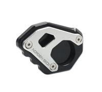 Motorcycle Side Stand Kickstand For Hus&qvarna For Norden901 2021-2023 Motorcycle Side Stand Extension Support Plate Pad(Black silver,For Norden901)