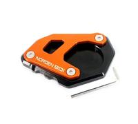 Motorcycle Side Stand Kickstand For Hus&qvarna For Norden901 2021-2023 Motorcycle Side Stand Extension Support Plate Pad(Black orange,For Norden901)