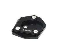 Motorcycle Side Stand Kickstand For Z650 Z650RS Z650/650RS Motorcycle Kickstand Enlarge Plate Side Stand Extension Pad(Black,FOR Z650)
