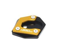 Motorcycle Side Stand Kickstand For Z650 Z650RS Z650/650RS Motorcycle Kickstand Enlarge Plate Side Stand Extension Pad(Yellow,FOR Z650RS)