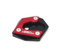 Motorcycle Side Stand Kickstand For Z650 Z650RS Z650/650RS Motorcycle Kickstand Enlarge Plate Side Stand Extension Pad(Red,FOR Z650RS)