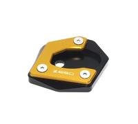 Motorcycle Side Stand Kickstand For Z650 Z650RS Z650/650RS Motorcycle Kickstand Enlarge Plate Side Stand Extension Pad(Yellow,FOR Z650)