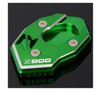 Motorcycle Side Stand Kickstand For Z800 2013-2017 Motorcycle Side Stand Enlarge Extension(Green)