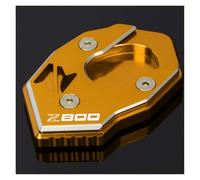 Motorcycle Side Stand Kickstand For Z800 2013-2017 Motorcycle Side Stand Enlarge Extension(Yellow)