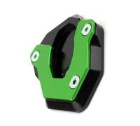 Motorcycle Side Stand Motorcycle Accessories Kickstand Sidestand Side Stand Enlarger Plate Pad For KAWASAKI Z1000SX 2011-2016 2017 2018 2019 2020 2021(Green)
