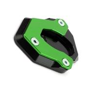 Motorcycle Side Stand Motorcycle Accessories Kickstand Sidestand Side Stand Enlarger Plate Pad For KAWASAKI For NINJA1000SX 2020 2021 2022 2023(Green)
